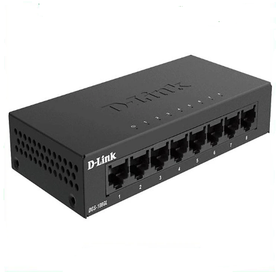 Thiết bị chuyển mạch DLINK DGS-108GL- Hàng chính hãng