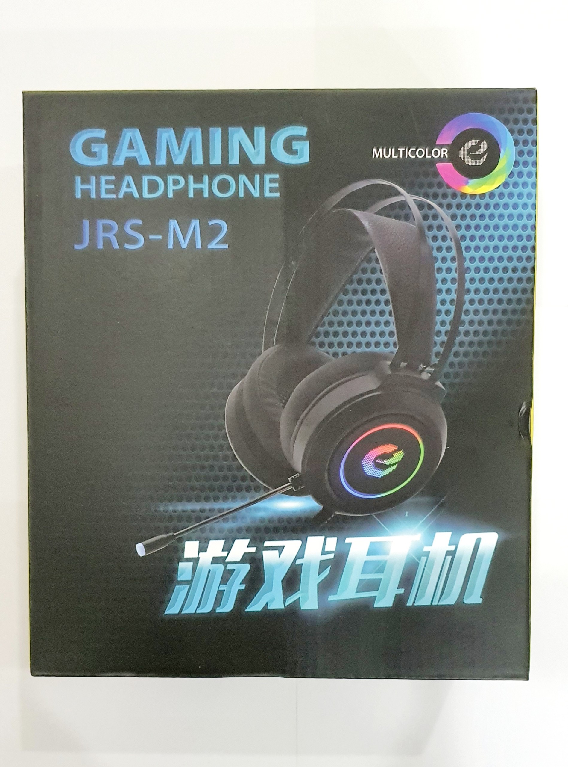 Tai Nghe Chụp Tai GAMING JRS-M1 - Âm Thanh 3D Chống Ồn - Microphone Đèn LED 7 Màu