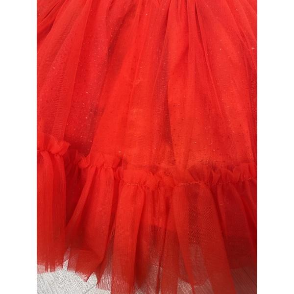 Đầm công chúa, váy công chúa tông đỏ mẫu thiết kế VyVy Kids Fashion