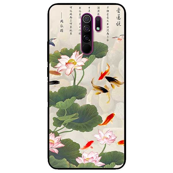 Hình ảnh Ốp lưng dành cho Xiaomi Redmi 9 mẫu Tranh Cá Koi