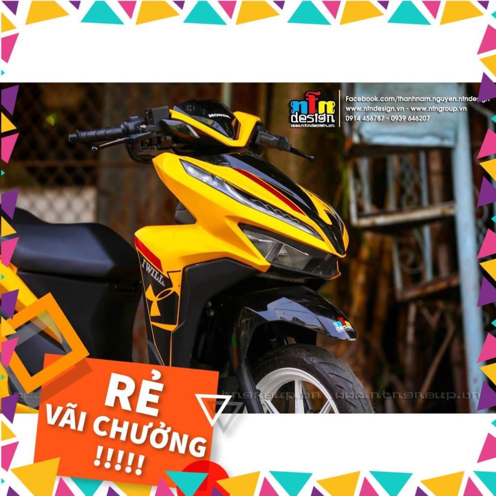 Tem Rời Vario Mẫu Vàng Đen