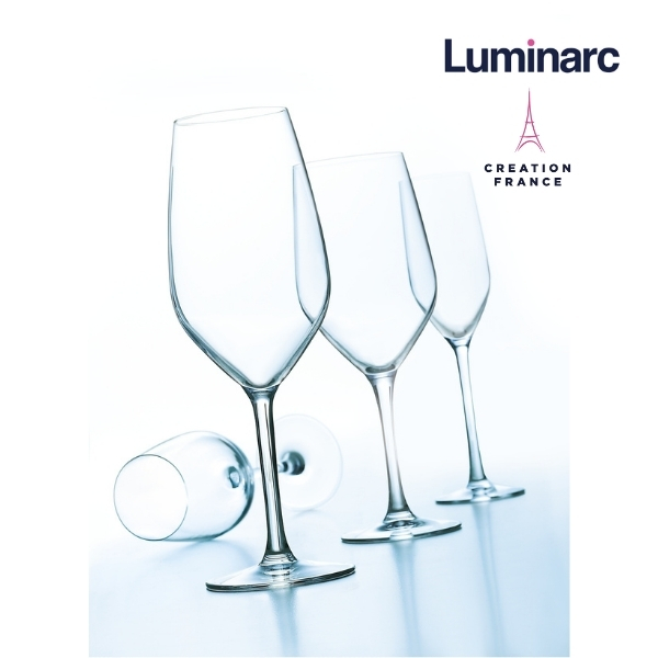 Bộ 6 Ly Rượu Vang Thuỷ Tinh Luminarc Mineral 450ml - LUMIH2318