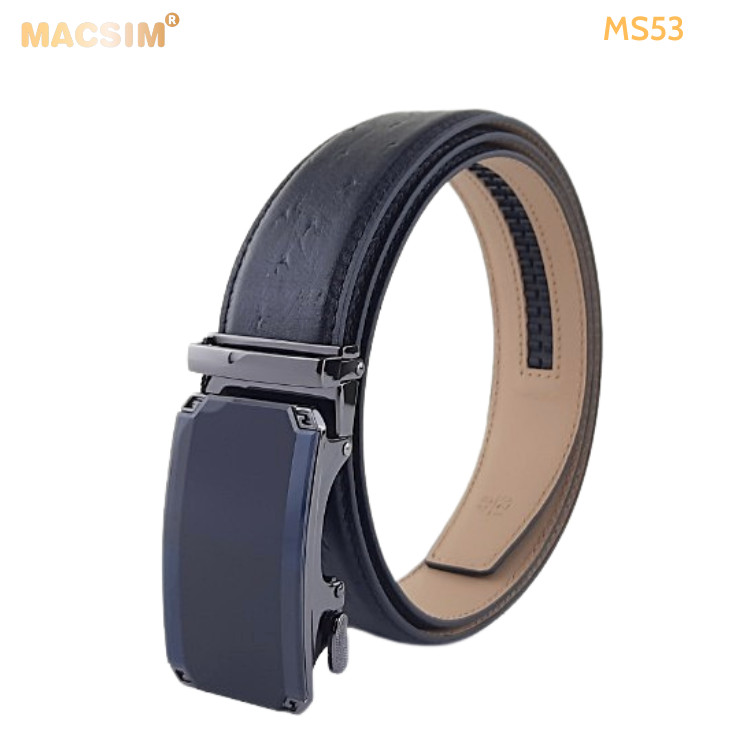 Thắt lưng nam da thật cao cấp nhãn hiệu Macsim MS53