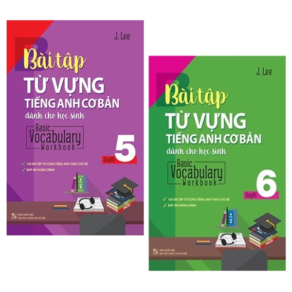 Combo Basic Vocabulary - Workbook Primary / Bài Tập Từ Vựng Tiếng Anh Cơ Bản - Tập 5 Và 6