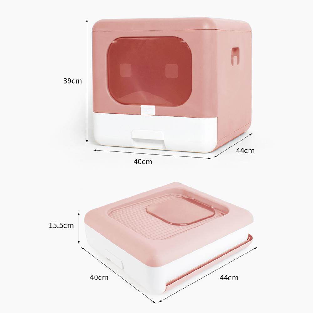 Hộp Nhà Vệ Sinh Cho Mèo Có Cửa Che