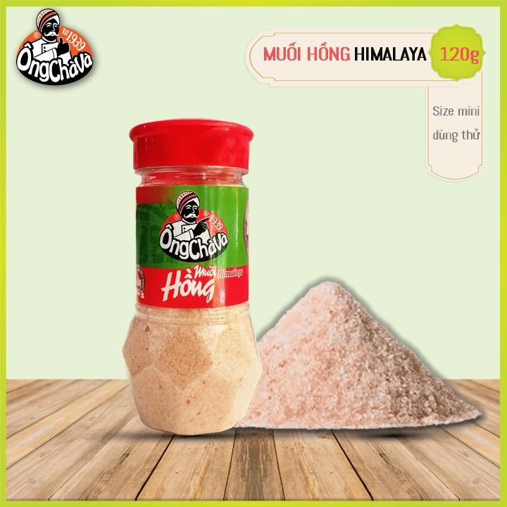 Hũ Muối Hồng Himalaya Ông Chà Và 120gram (Himalayan Pink Salt)