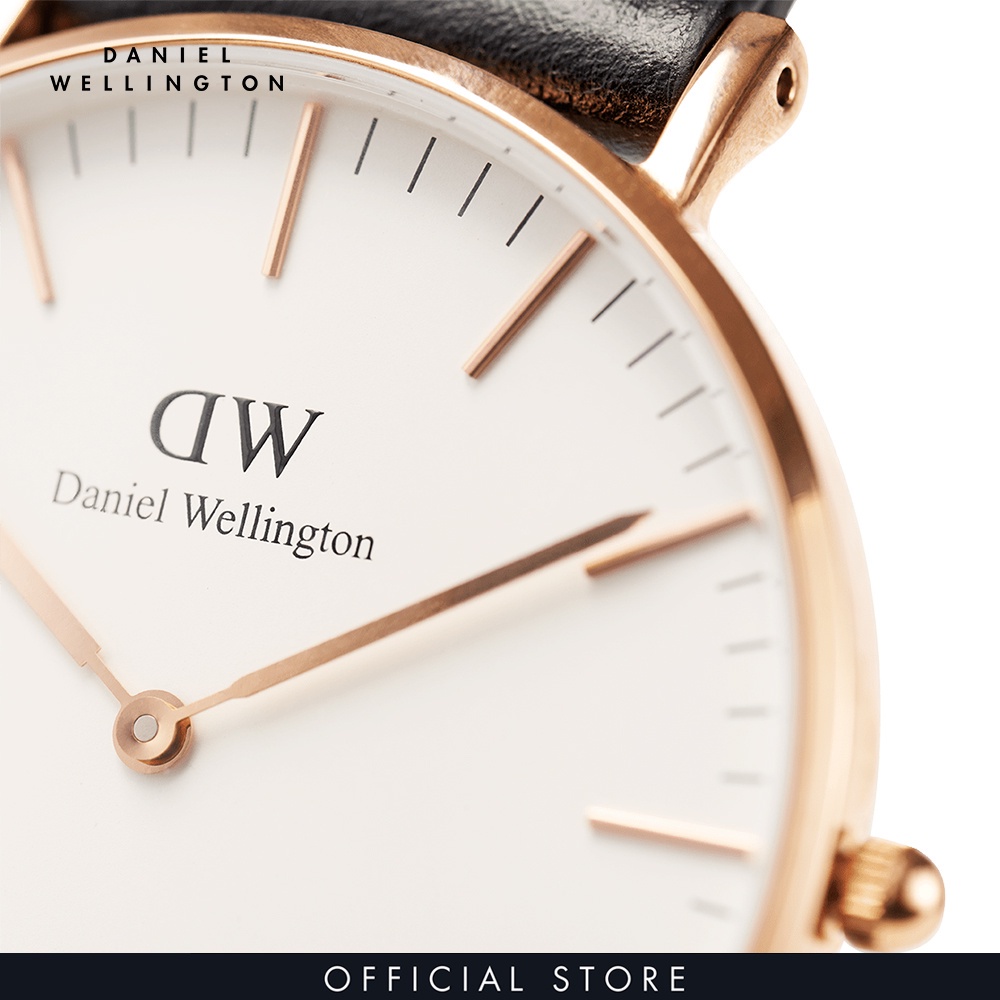 Combo Gift Nữ Daniel Wellington Đồng hồ Classic Southamptn DW00100034 + Dây da đồng hồ Classic DW00200041