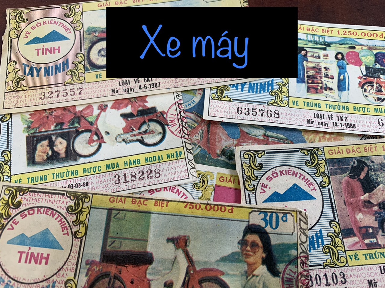 Vé số xưa, vé số bao cấp
