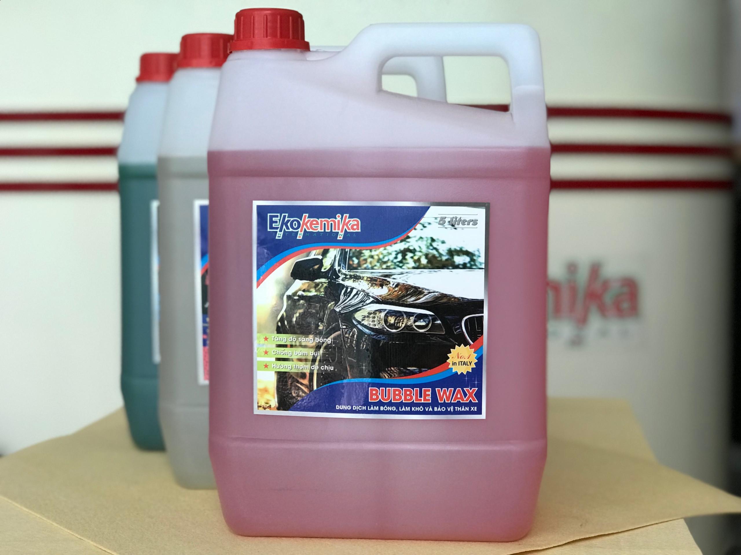 DUNG DỊCH LÀM BÓNG THÂN XE NHANH SIÊU ĐẬM ĐẶC BUBBLE WAX -5L