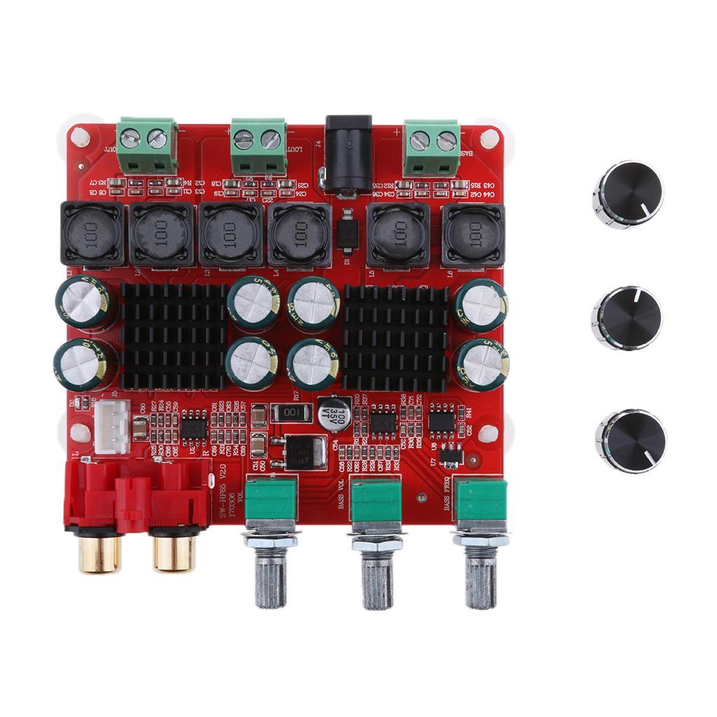 Dual Channel Stereo Digital Amplifier Board -26V Power Amp 2x50W Output