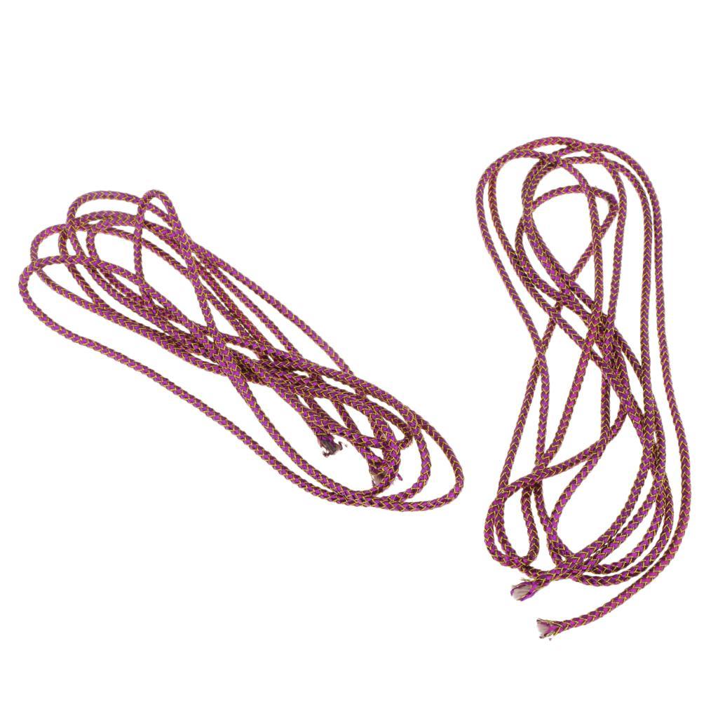2pcs Holographic Elastic Mylar Cord Flash Fly Tying Material DIY Tool