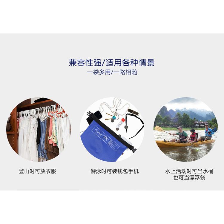 Túi chống nước, túi đựng đồ có quai đeo, phao bơi 10L chính hãng AoTu