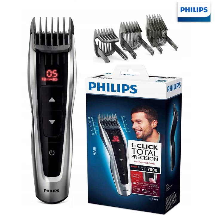Tông đơ cắt tóc cao cấp thương hiệu Philips HC7460/15 - HÀNG NHẬP KHẨU