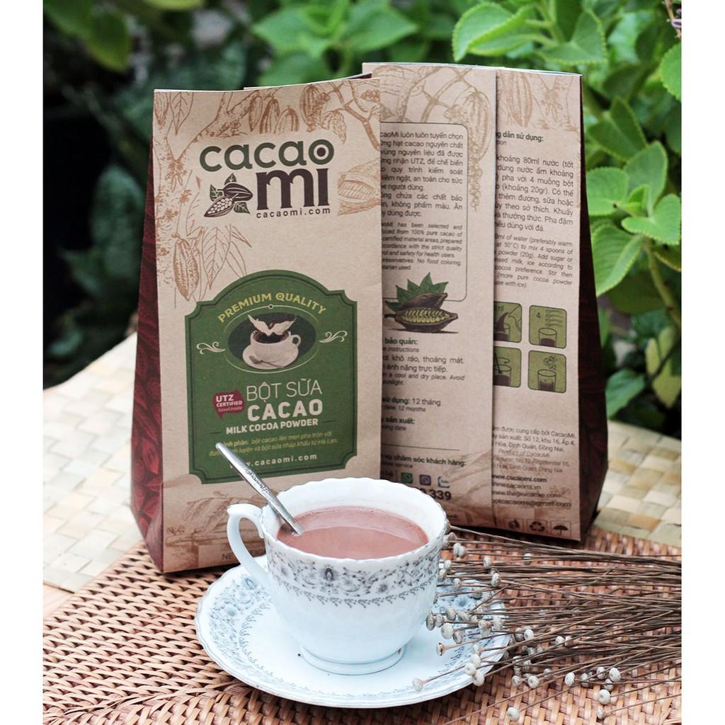 Bột ca cao sữa hoà tan 3in1 - Thức uống sô cô la đậm đà vị cacao nguyên chất - CACAOMI chuẩn xuất khẩu 500g