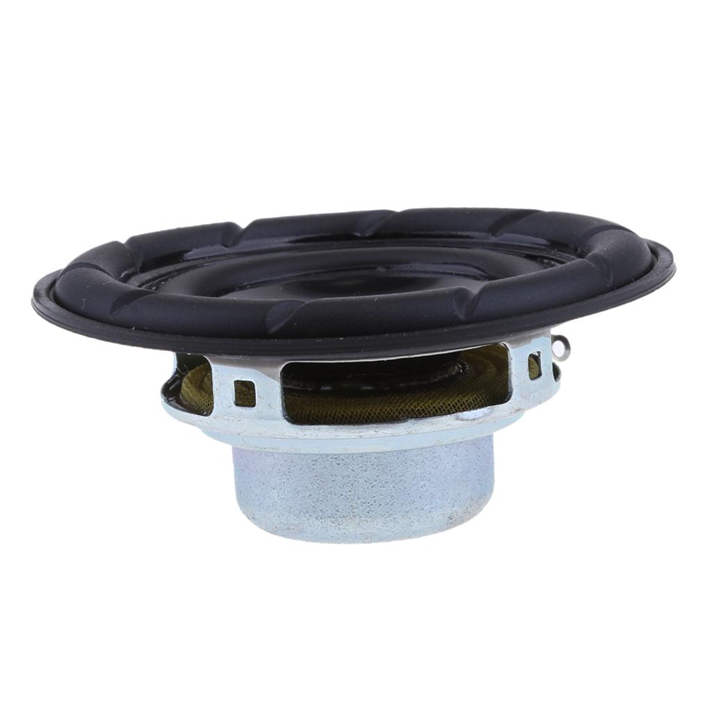 2x40mm 4Ohm 5W Full Range Audio Speaker Round Loudspeaker 16 Coil PU Edge