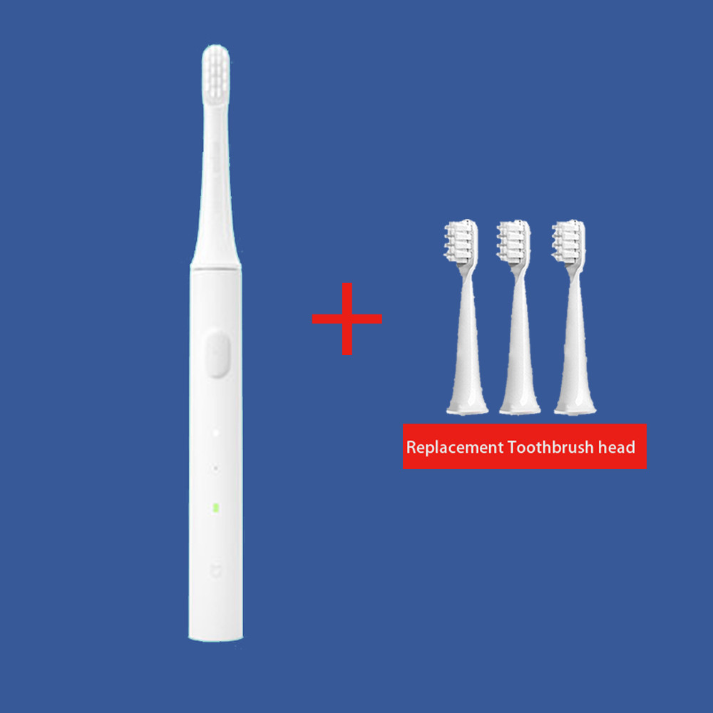 Bàn Chải Điện Tự Động Cho Người Lớn Xiaomi Mijia T100 - Toothbrushtoothbrush Head - White