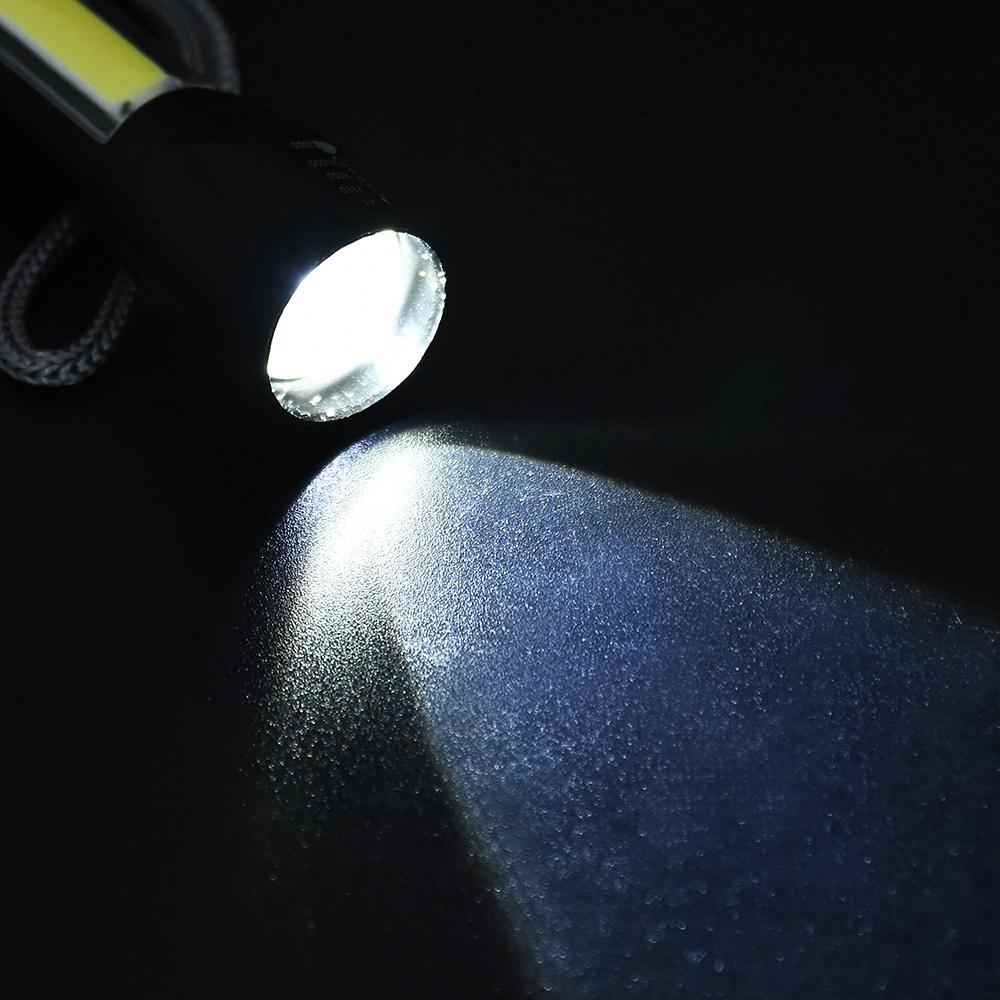 Đèn Pin LED T6 COB Có Thể Sạc Được Kèm Hộp Đựng