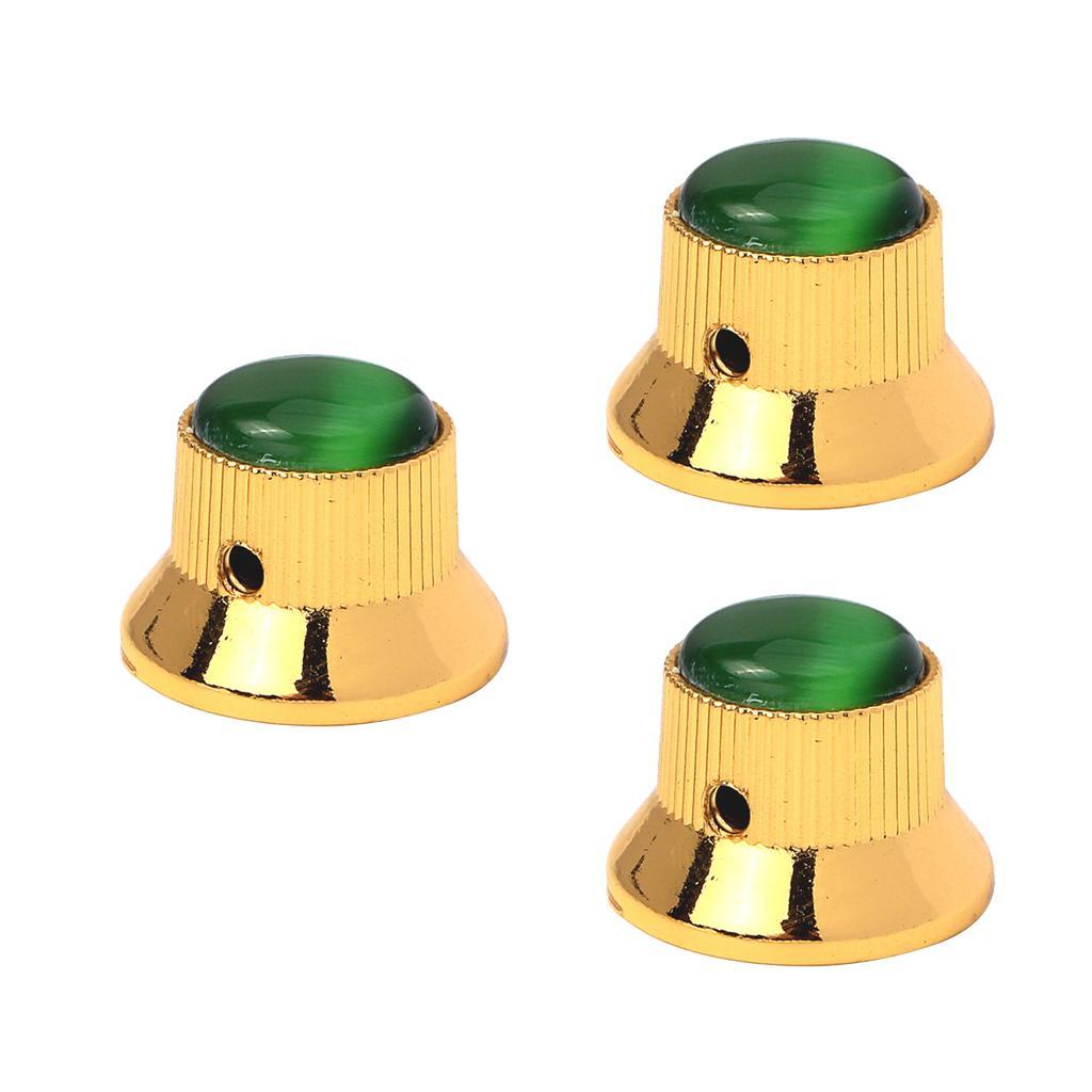 Pack of 3 Electric Guitar Knobs for Musical Instrument Accessory