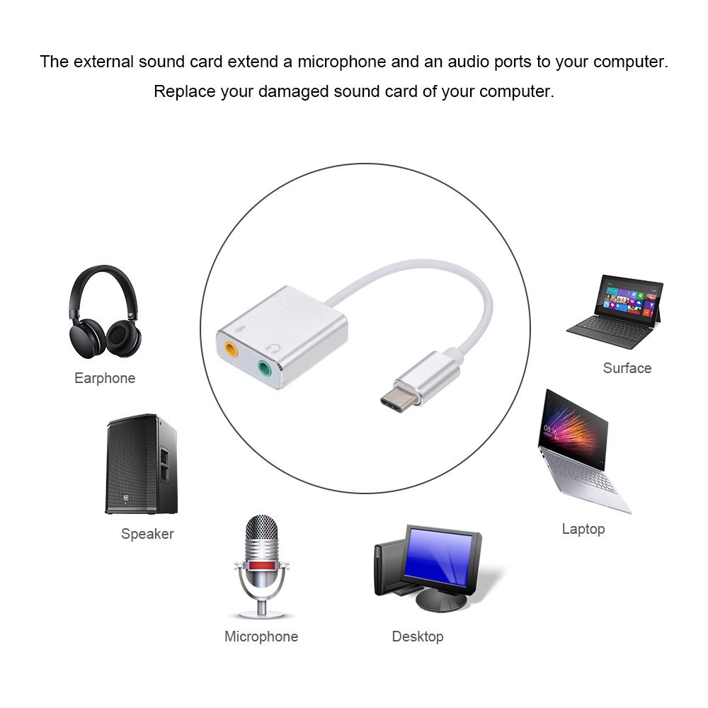 Bộ chuyển đổi âm thanh USB-C sang Jack 3.5mm