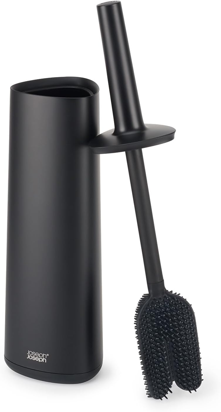 Dụng cụ cọ toilet Joseph Joseph 70597 Flex 360 Toilet Brush (Black) Hàng chính hãng
