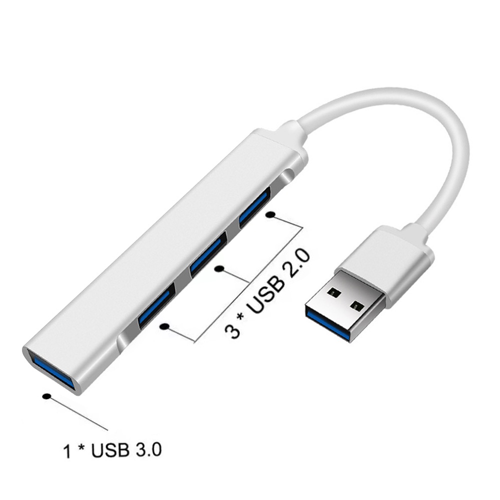 Bộ cáp chia 4 cổng USB 3.0 đa năng tiện dụng cho máy tính PC Laptop - Hub USB