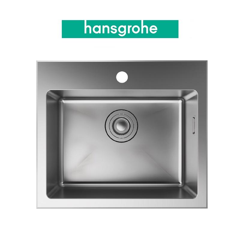 Chậu bếp đơn HANSGROHE Deep Drawn Sink S431-F400 43353