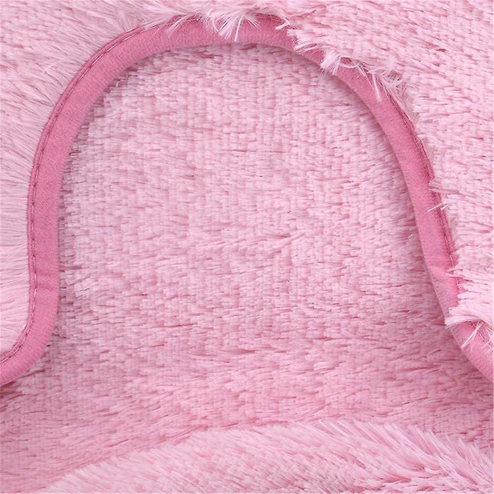 3 cái thảm phòng tắm màu tinh khiết 3pcs tắm thảm không trượt và thảm chịu lực / nhà vệ sinh ， màu hồng