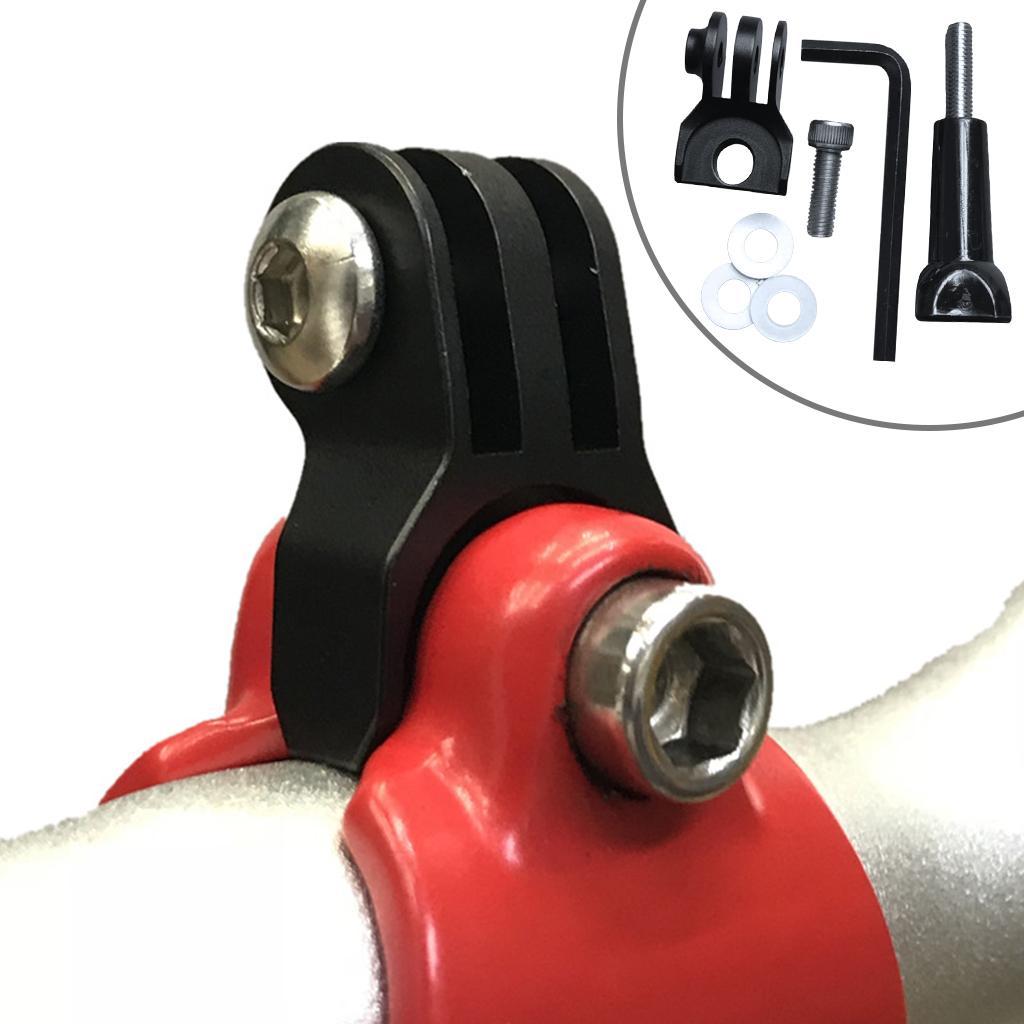 2x Bike Camera Mount Holder Bike Handlebar Clamp for Camera Cycling Phone Folding Bike