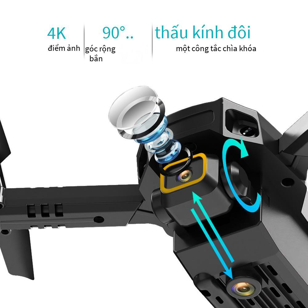 Máy bay không người lái chụp ảnh trên không có chiều cao cố định ống kính kép CS12 độ phân giải cao 4K ống kính kép thuận lợi nhất