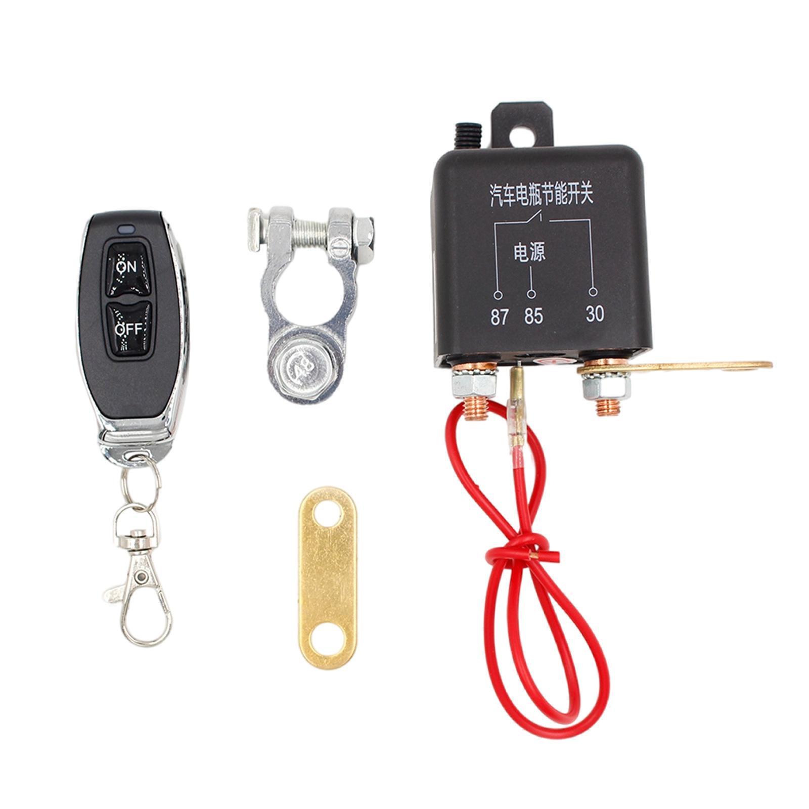 Car Battery Disconnect Switch Master Switches for Truck 1x Remote Control