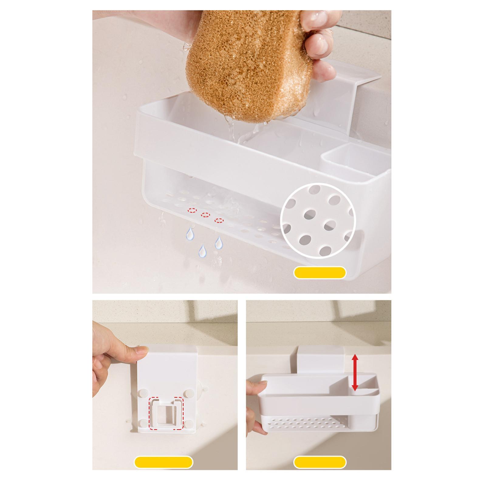 Sink Organizer Holder Dishcloth Rack Sink Caddy for Bathroom Sink Home