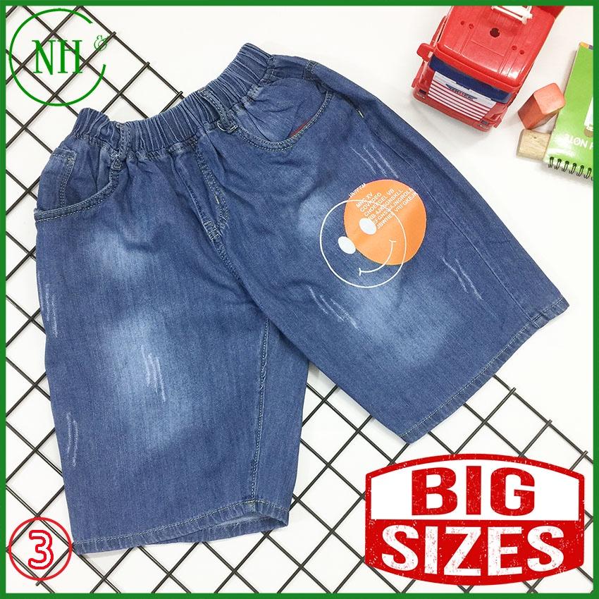 Quần cho bé trai size đại từ 40kg - 70kg, quần short bé trai lưng thun co giãn nhẹ - NH KIDS Shop