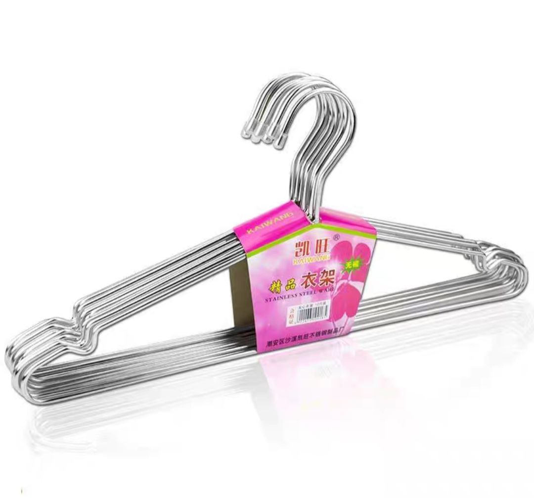 Combo Móc phơi quần áo inox 304 sáng bóng đẹp dài 42cm