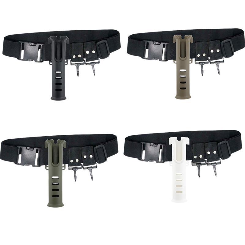 Adjustable Waist Belt Fishing Supplies Fishing Rod Belly Support Stand Up Pole Holder Inserter For Boat Sea Fishing Accessories