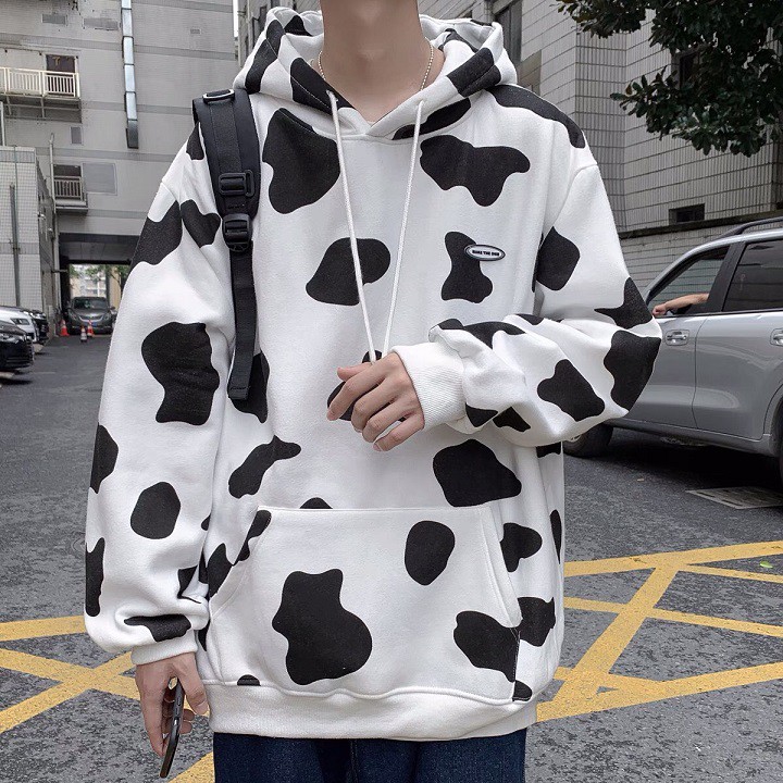 Áo Hoodie Họa Tiết Con Bò Sữa Cặp Nam Nữ Chất Nỉ PE Cotton Cao Cấp, Áo khoác Hoodie Zip Nỉ Bông Bò Sữa unisex nam nữ đều mặc được Có Clip Cận Chất,  Áo hoodie nam / áo hooodie nữ /Áo Hoodie/ Áo Khoác Nỉ Bông Bò Sữa Form Rộng Unisex Nam Nữ HOT TREND 2021