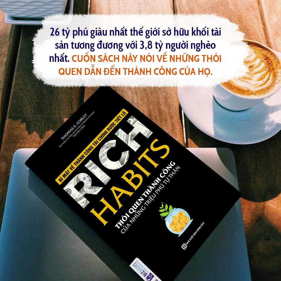 BIZBOOKS - Sách Rich Habits - Thói quen thành công của những triệu phú tự thân