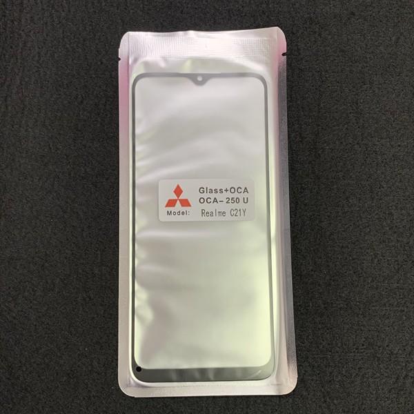 Kính liền keo ép màn hình dành cho Oppo Realme C21Y ĐEN