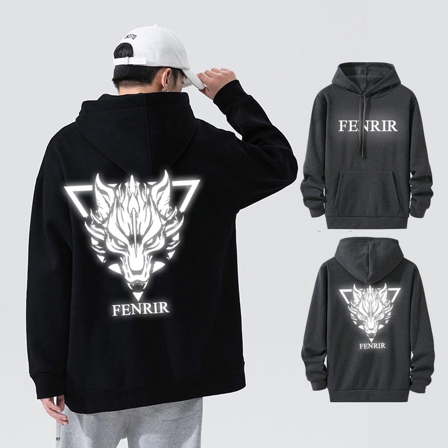 Áo Hoodie Nam Nữ Vải Nỉ Ngoại Dầy Dặn Phản Quang Ferir Anam Store