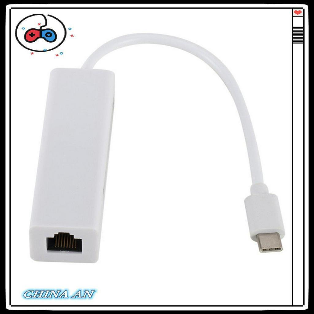 Bộ chuyển đổi nhiều cổng USB-C USB 3.1 Type-C sang cổng cáp mạng Ethernet Lan USB RJ45
