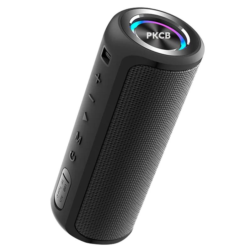 Loa bluetooth 5.3 PKCB 20W Super Bass TWS lên 40w TF Card/ Line in 3.5mm / AUX Stereo Surround, Loa Không Dây Nghe Nhạc Pin 3000Mah - Hàng Chính Hãng