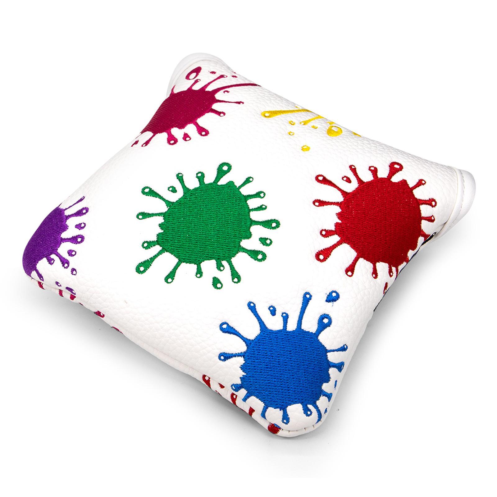 Golf Mallet Putter Head Cover Golf Club Headcover Training Equipment Wrap Sleeve for Women Men