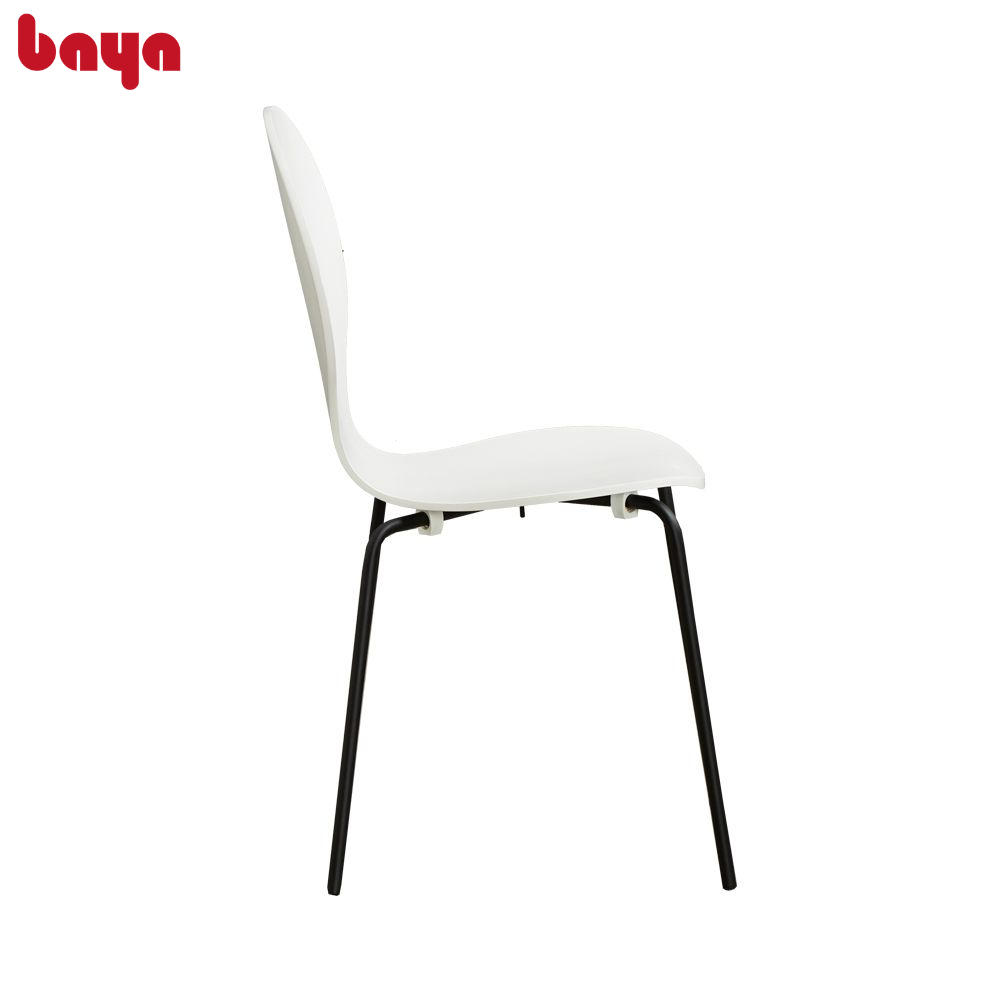 Bộ Bàn Ăn Và 2 Ghế Trắng BAYA VERONA Chất Liệu Khung Kim Loại Độc Đáo, Bề Mặt Gỗ Nhẵn Đẹp Độ Bền Cao 6000270