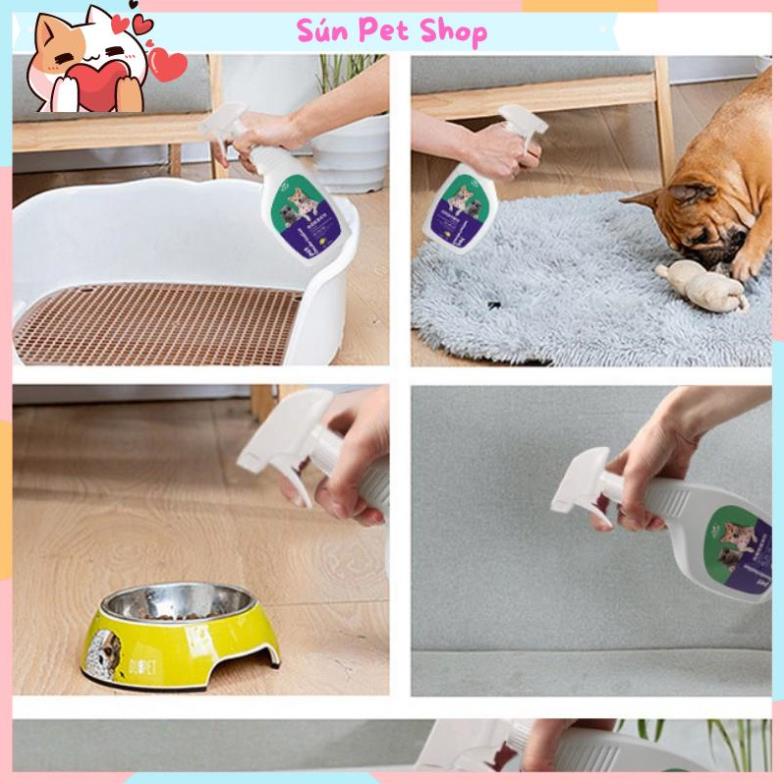 Xịt khử khuẩn cho thú cưng hương chanh 500ml