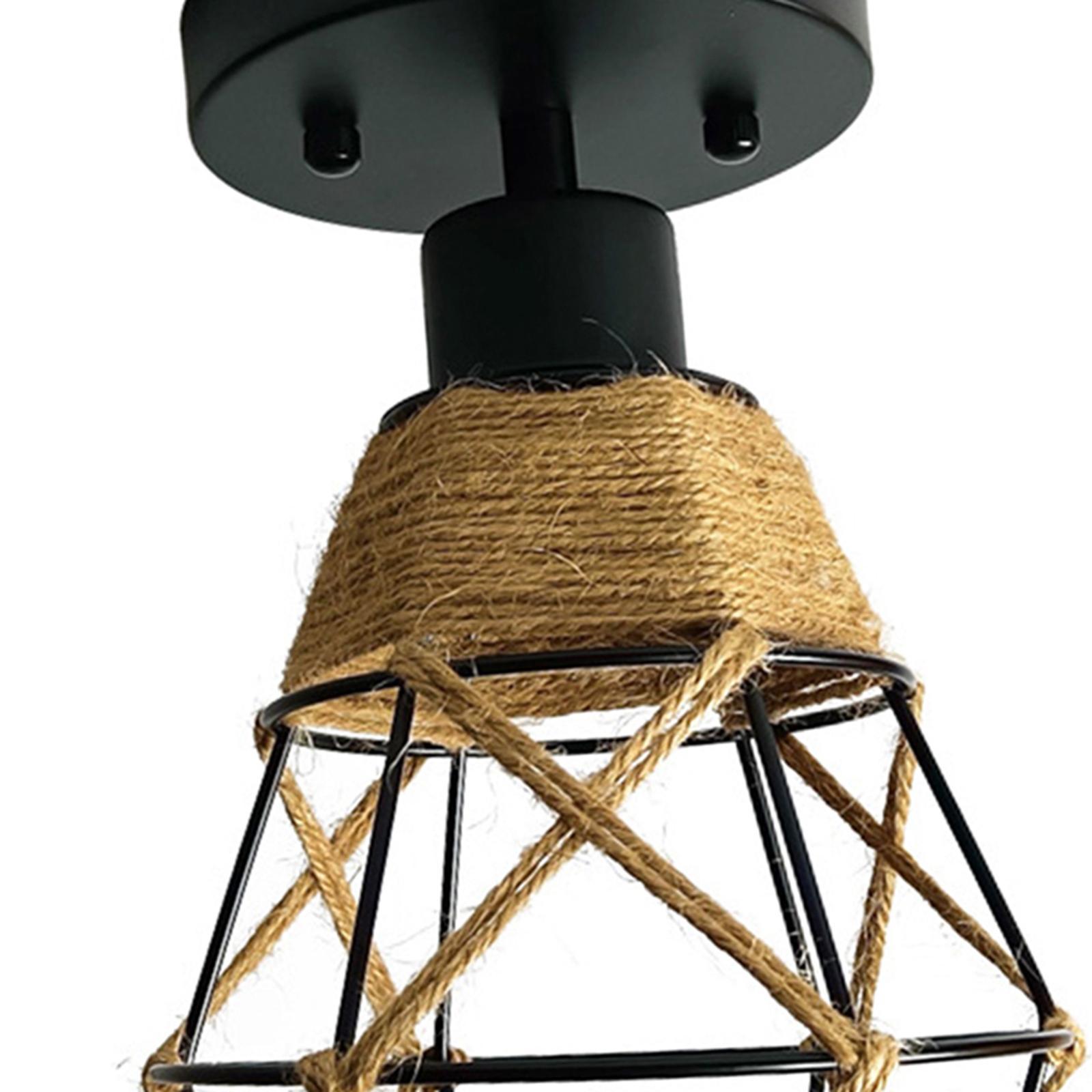 Ceiling Lamp Iron Decorative Ceiling Light Fixture for Home Hallway Tea Room