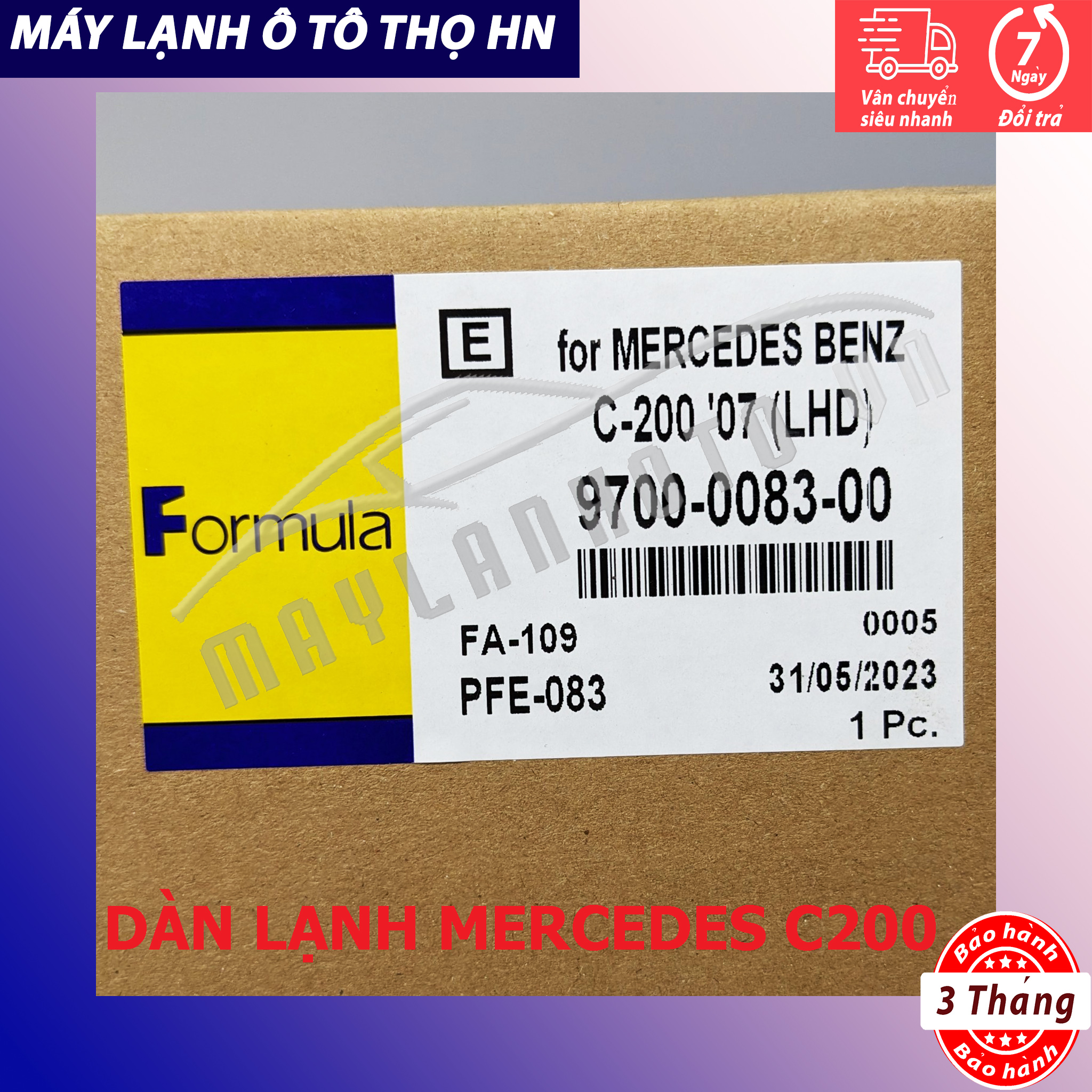 Dàn lạnh Mercedes C200 Hàng xịn Thái Lan