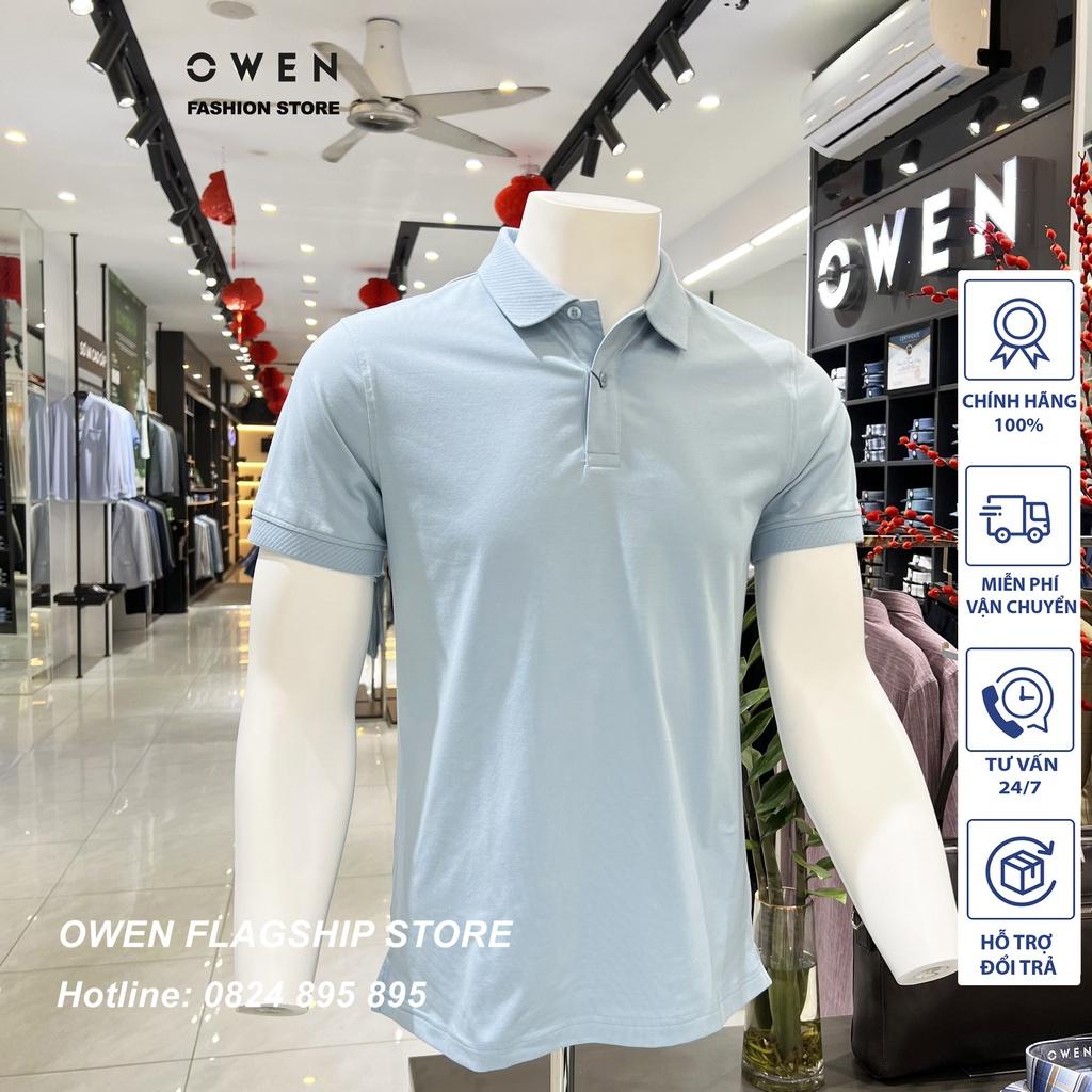 Áo Polo nam Owen chất Cotton thấm hút mồ hôi thoáng mát Mã APV231339