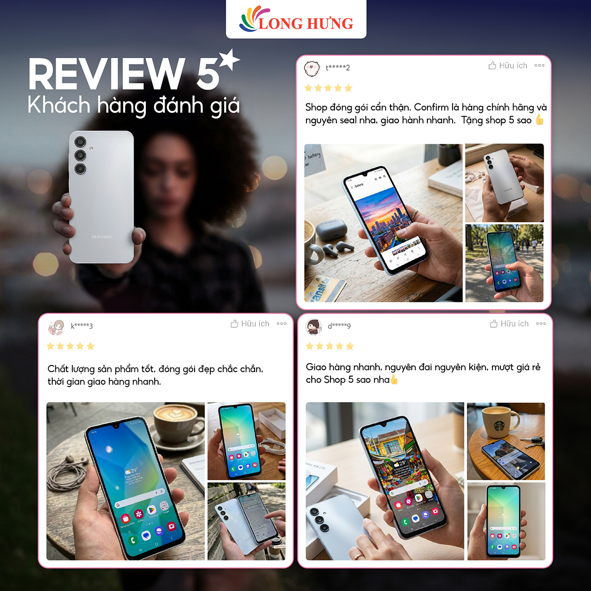 Điện thoại Samsung Galaxy A16 LTE - Hàng chính hãng