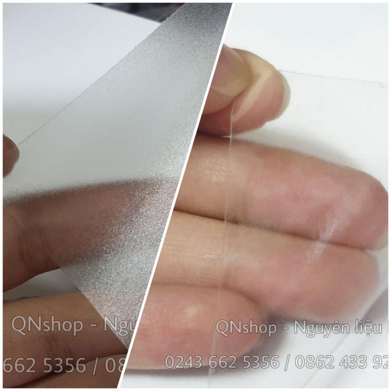 2 mét decal trong/ lụa mờ khổ 60cm