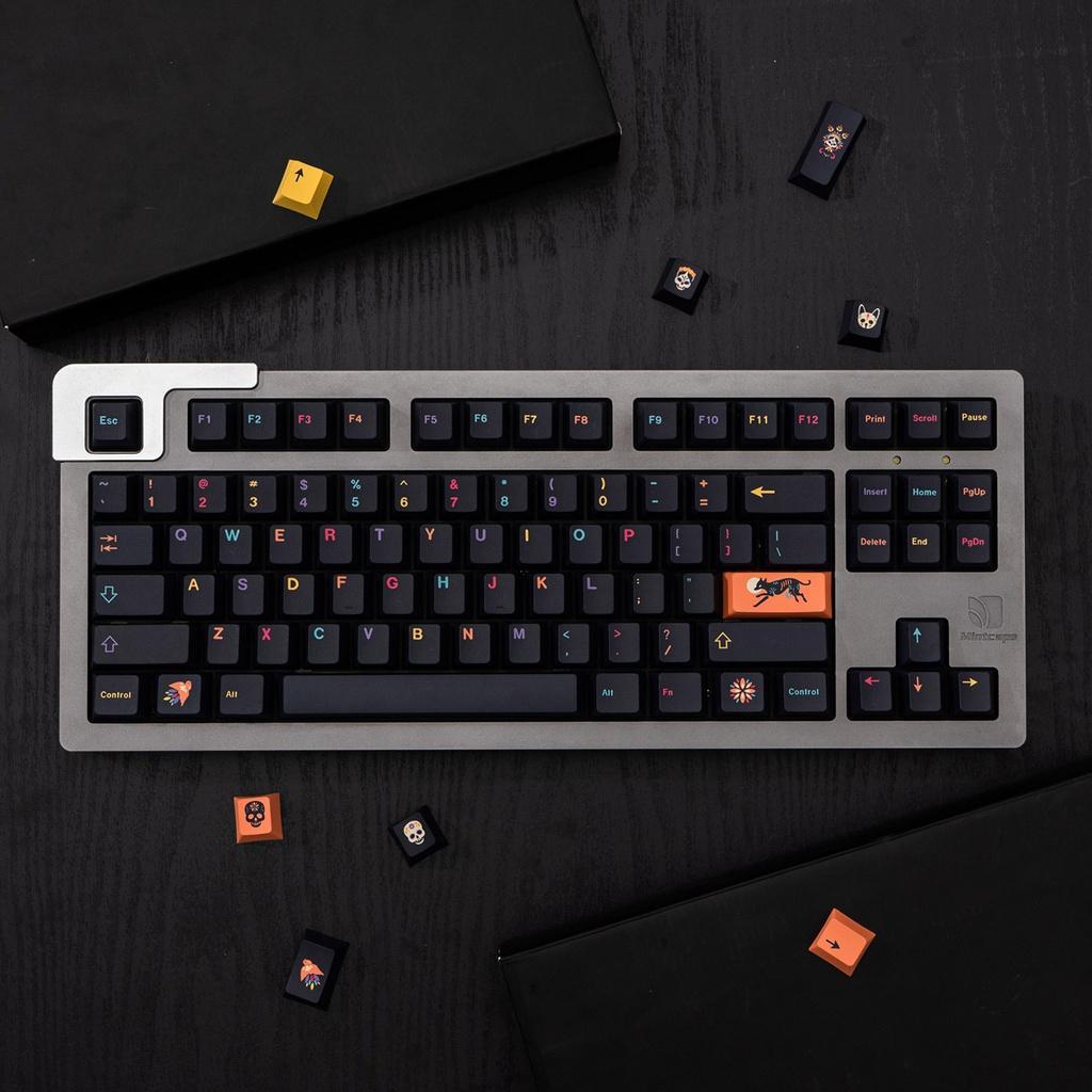 Bàn Phím Cơ Gmk Mictlan 136 Phím Pbt Nhuộm Màu Tùy Chỉnh Tiếng Anh