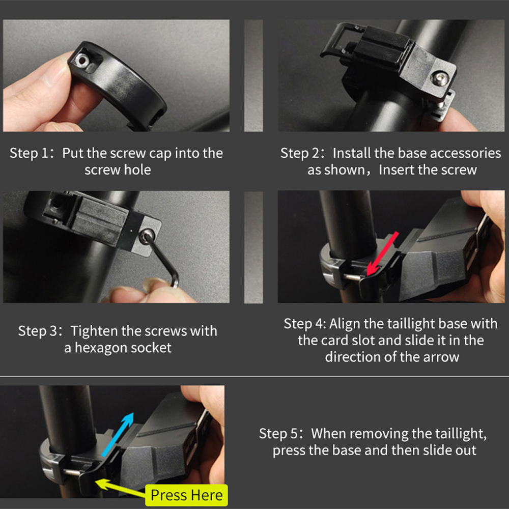 Đèn hậu xe đạp siêu sáng với LED 85LM, bằng chất liệu ABS không thấm nước, sạc USB